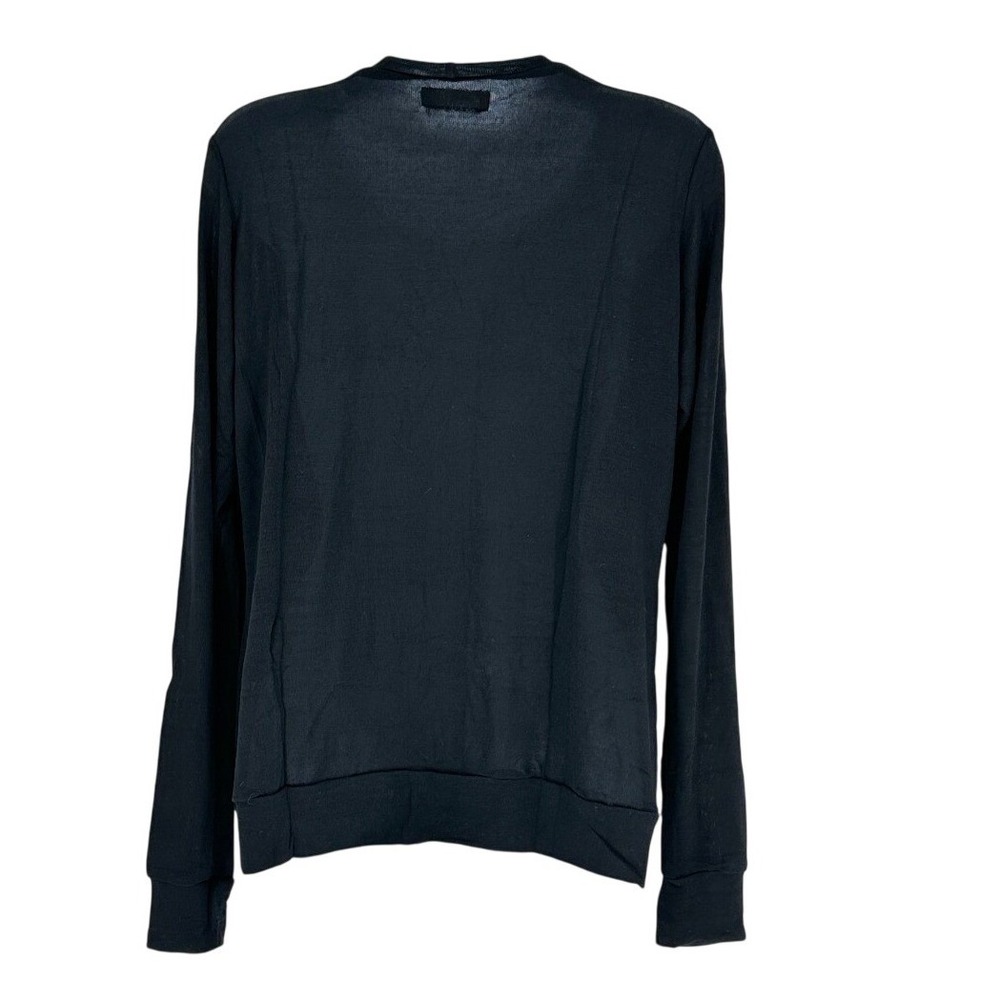Michael Lauren Jeffrey Pullover Sweater Womens S Black Long Sleeve Scoop Neck - Picture 3 of 13